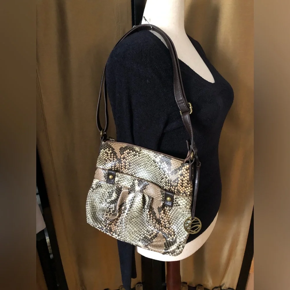 Style&Co. Snakeskin Pattern Shoulder Bag - Picture 6 of 10